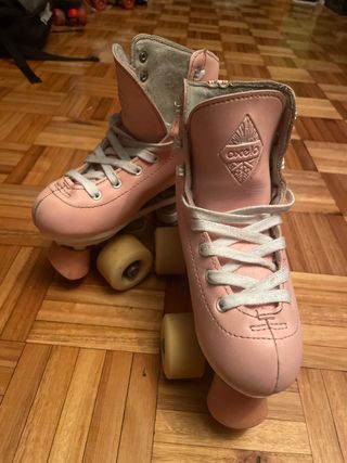 Patines rosas Oxelo talla 33