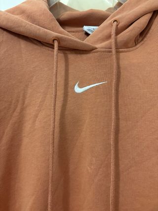 Felpa Nike arancione con logo