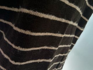 Cardigan vintage a righe taglia unica