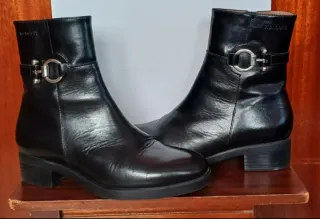 Botines Wonders 36 Negros