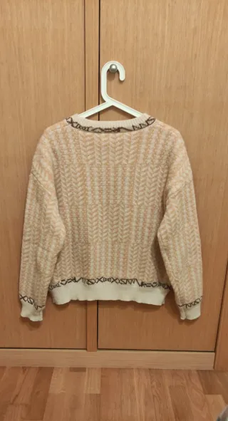 Jersey mostaza y beige Talla M