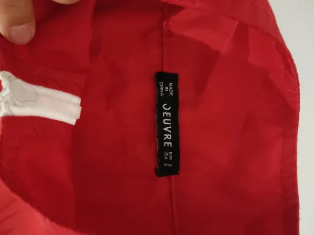 Chaqueta corta chica color block