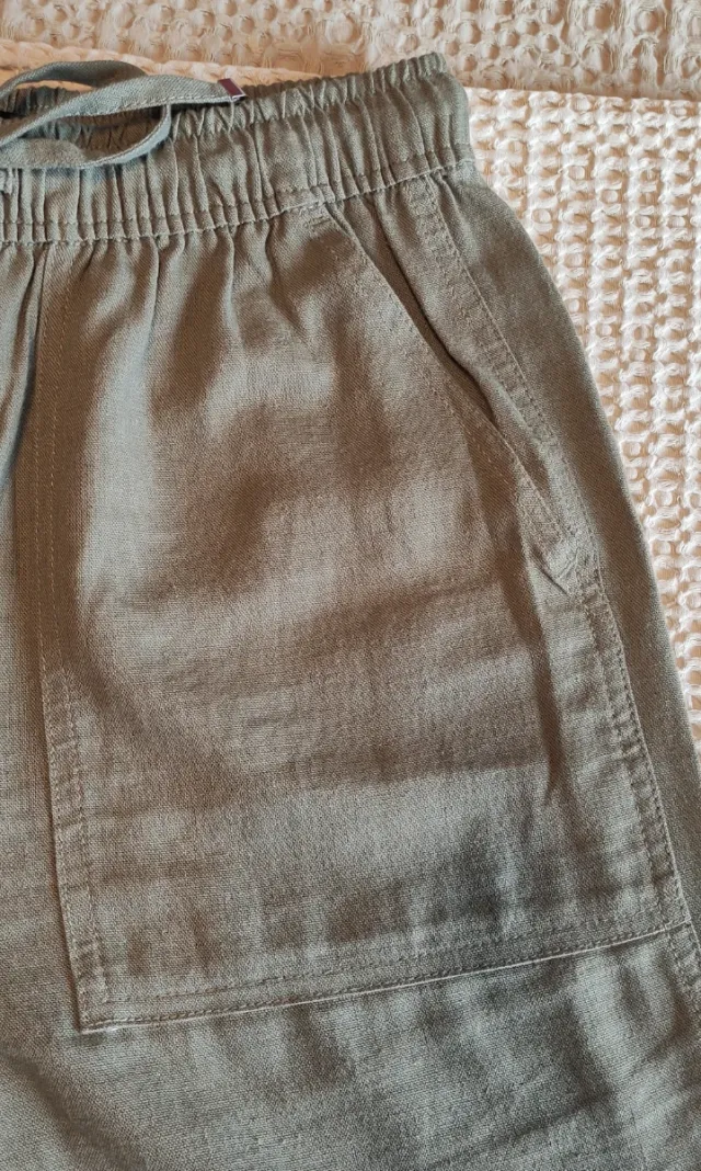 Pantalón Zara Verde Talla S