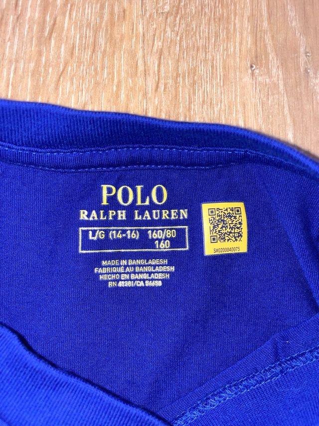 Camisa Polo Ralph Lauren Azul