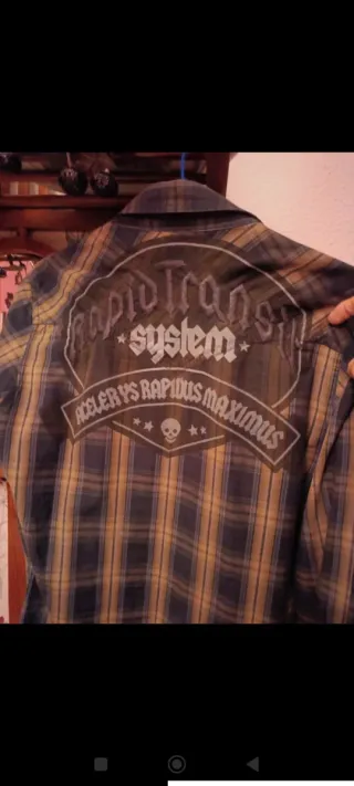 Camisa cuadros XDye hombre