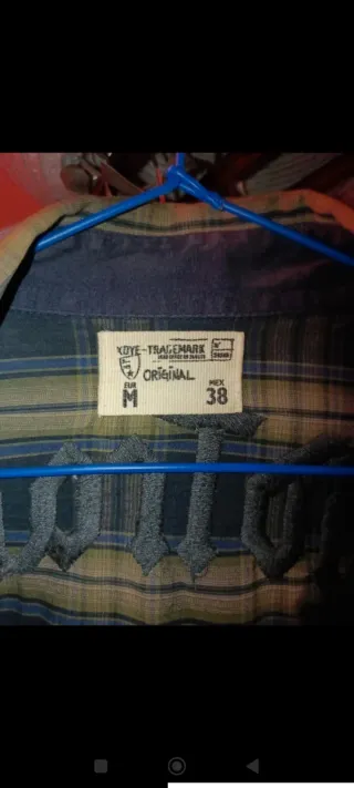 Camisa cuadros XDye hombre