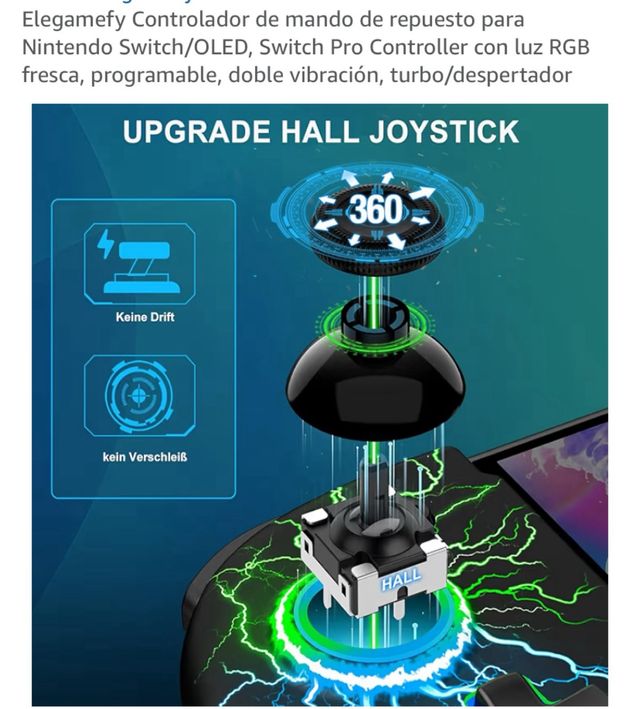 Controlador Inalámbrico JC200 para Switch