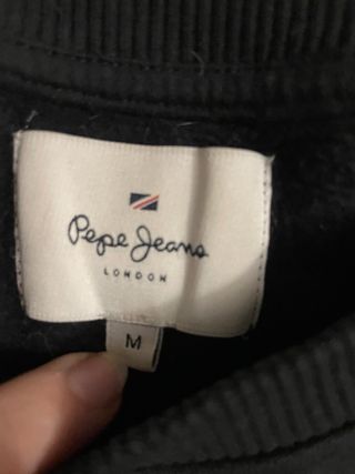 Sudadera Pepe Jeans Negra Talla M