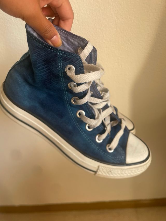 Converse azules altas