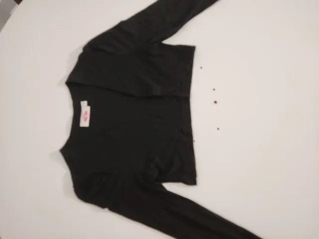 Torera corta negra mujer