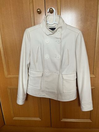 Abrigo beige de paño