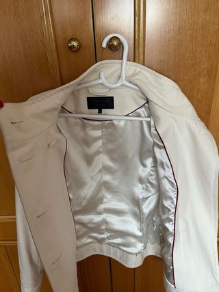 Abrigo beige de paño