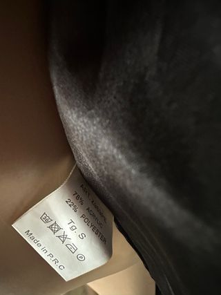 Pelliccia sintetica nera