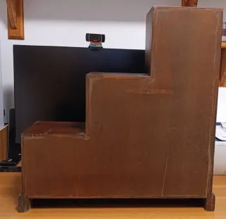 Mueble madera para CDs