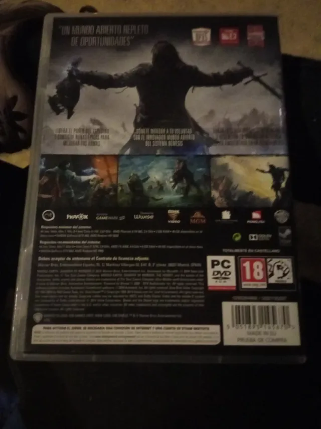 PC DVD Le ombre di Mordor cinque CD