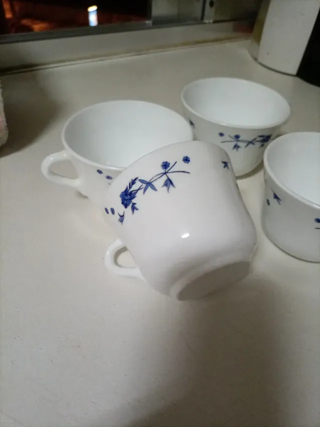 Juego de 4 tazas de desayuno