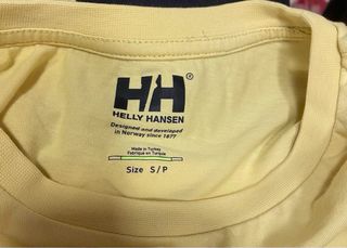 Camiseta Helly Hansen amarilla para 16 años