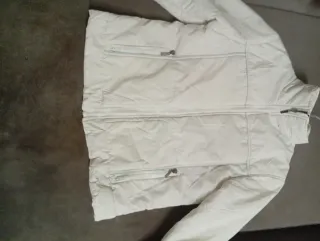 Chaquetón blanco talla S