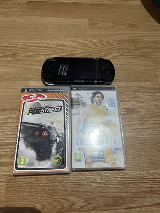 PSP 3000 Black + 2 giochi + memoria