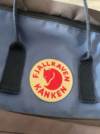 Mochila Fjallraven Kanken Azul y Marrón