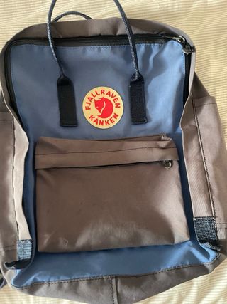 Mochila Fjallraven Kanken Azul y Marrón