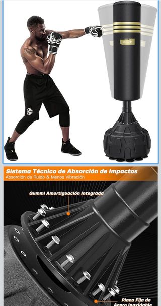 Saco Boxeo Dripex Pie Adulto Fitness