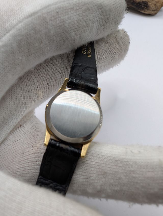 Omega De Ville Dama - Oro Placcato Quarzo