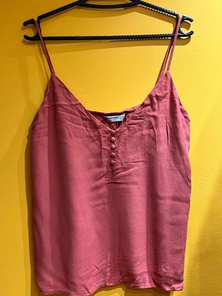 Canotta rosa Stradivarius Taglia M