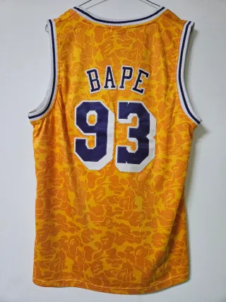 Maglia BAPE x Mitchell & Ness Lakers Authentic