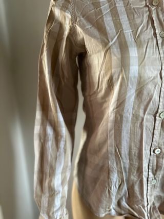 Camicia Burberry Beige e Bianca