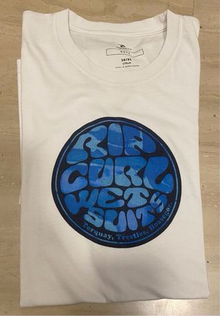 Camiseta blanca Rip Curl Boys Talla 16