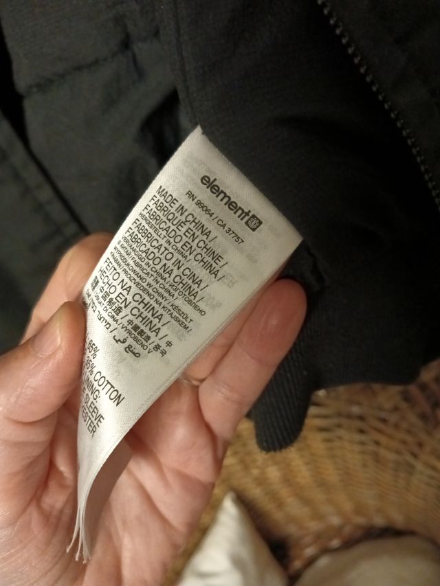 Casaco Element bicolor homem