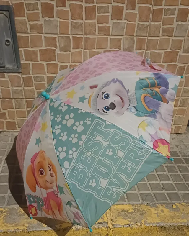 Paraguas Patrulla Canina Skye y Everest