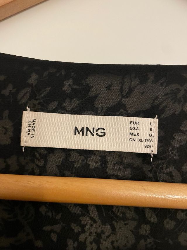 Vestido estampado floral mujer