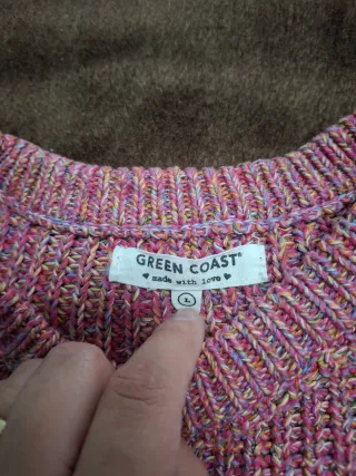 Jersey Coast Multicolor Rosa Talla L