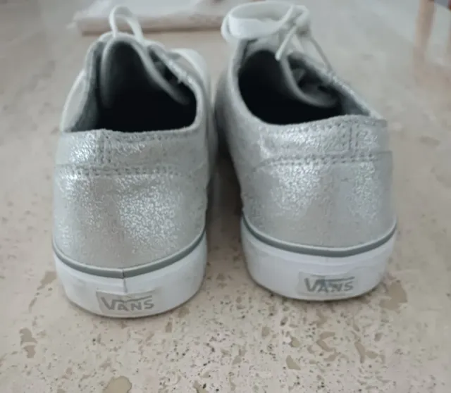Zapatillas Vans Plata Mujer