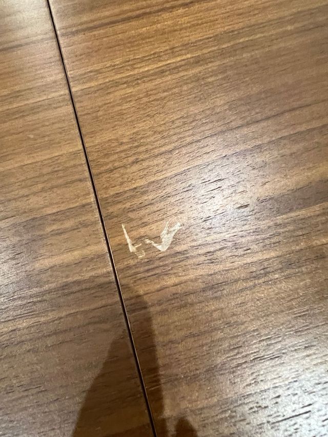 Mesa de comedor extensible madera y metal