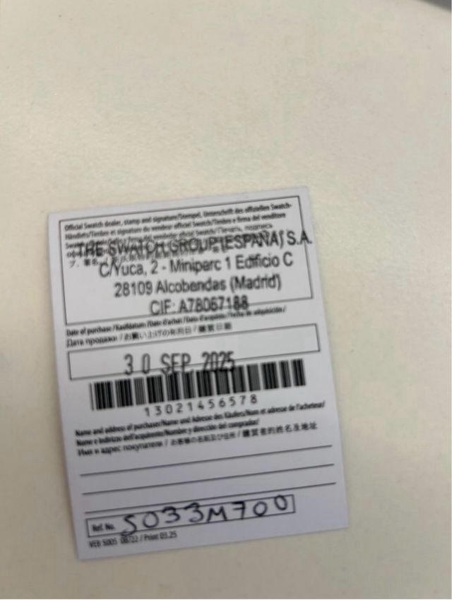 Omega x Swatch Mission Earth Phase Nuevo