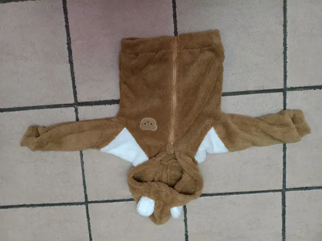 Sudadera bebé oso peluche