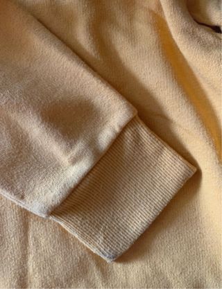 Sudadera corta amarilla