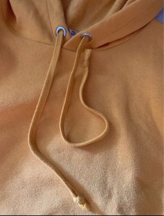 Sudadera corta amarilla