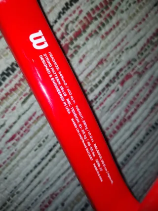 Raqueta de Tenis Wilson Roja