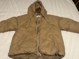 Chaqueta acolchada beige oversize Talla S