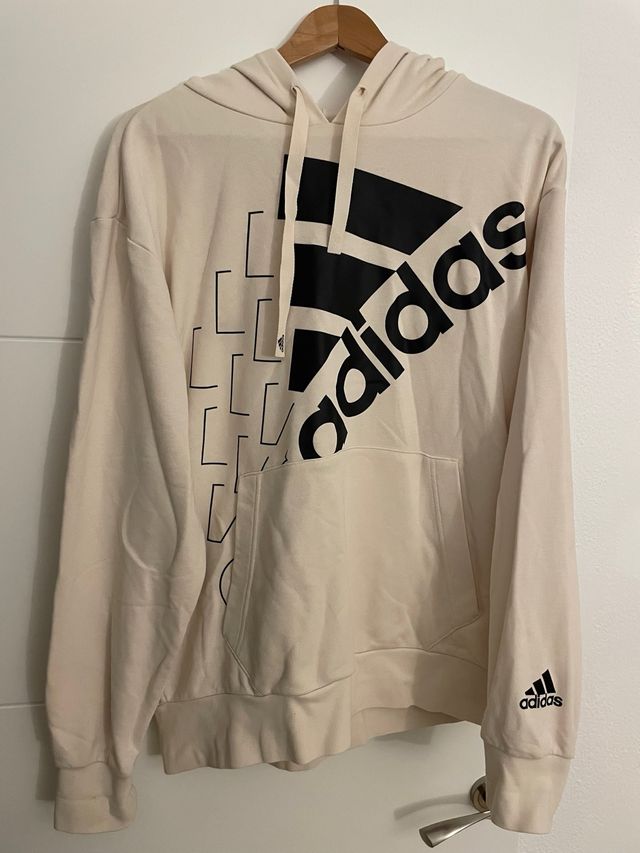 Sudadera Adidas Unisex Beige