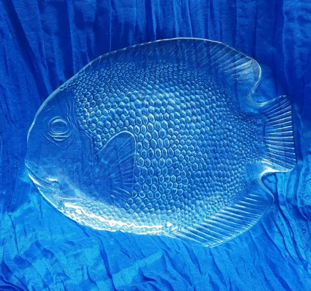 2 Bandejas Arcoroc Cristal Peces