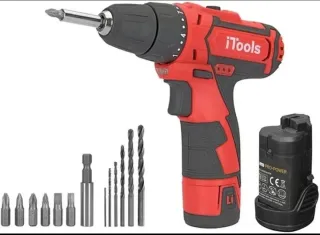 Taladro Atornillador iTools + Batería y Accesorios