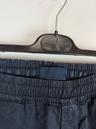 Navy blue Stone Island Ghost Cargo trousers