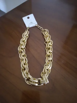 Collana donna bigiotteria dorata