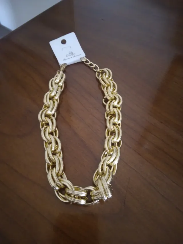 Collana donna bigiotteria dorata