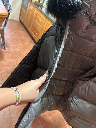 Chaquetón plumífero gris